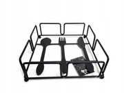 Serwetnik 7&7 metal czarny 1 szt.