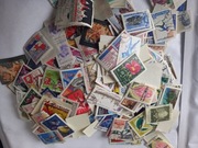 TYSIĄCE ZNACZKÓW zagranica 600gram patrz opis