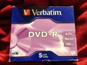 Verbatim DVD 4,7GB 5szt Nowe
