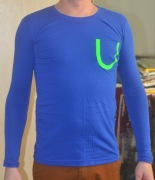 Niebieska Bluzka Ombre rozm.S