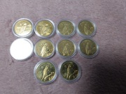 2zł Sokół zestaw 10 monet menniczych