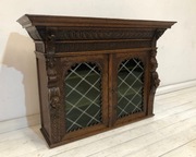 MASYWNA ORZECHOWA WITRYNA WISZĄCA SECESJA STAN BDB TRANSPORT CAŁA POLSKA 