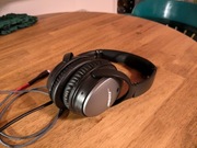 słuchawki BOSE QC25 QuietComfort 25 + skórzane poduszki + kabel USB C