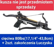 cieciwa do kuszy pistoletowej 80lbs 17,1/4" cala beast Hunter BH cobra 44cm
