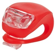 LAMPKA ROWEROWA SILIKONOWA LAMPKA ROWEROWA TYŁ LED NA ROWER Czerwona.