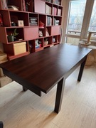 Duży stół rozkładany brąz wenge długość do 2 metrów