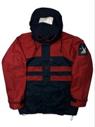 Czerwono Granatowa kurtka Sztormiak Helly Hansen Retro Vintage north