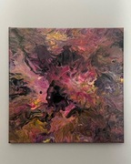 Obraz Astral Meeting Akryl AV FlowArt 30x30 cm 