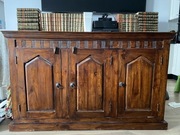 Komoda drewniana indyjska kolonialna palisander