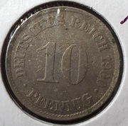 10  fenigów 1900 A , Niemcy