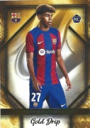 TOPPS TEAM SET FC BARCELONA 2023/2024 LAMINE YAMAL GOLD DRIP ROOKIE GD-5