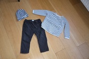 zestaw dla chłopca 86 cm 12-8 m spodni/sweter
