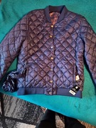 KURTKA GRANATOWA ZE ŚCIĄGACZAMI