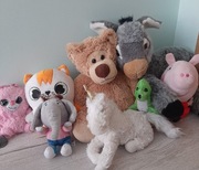 Zestaw pluszaków 21 sztuk maskotki
