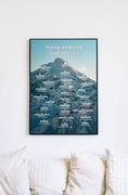 Korona gór Polski Plakat 70x50cm