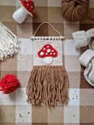 Makatka muchomorek, jesienne rękodzieło