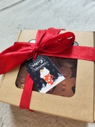 Zestaw box świąteczny pierniczki świece sojowe 