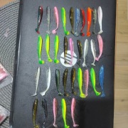 Zestaw przynęt gumowych | Twistery i rippery | Mix kolorów