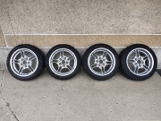 Komplet kół styling 66 BMW e39 mpakiet 2 szrokosci 8 i 9 cali po renowacji