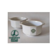 bulionówka flaczarka miska z uchwytami porcelanowa Lubiana Gromada prl 