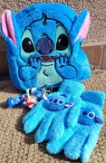 Zestaw upominkowy Stitch plecak, rękawice, brelok Prezent upominek 