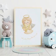 Plakat/grafika z aniołkiem