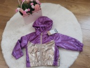 Nowa kurtka wiosenna Coccodrillo 92 dziewczęca wiatrówka z kapturem