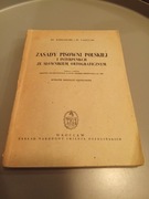 Zasady pisowni Polskiej St. Jodłowski 1954r.