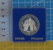 500 złotych - XV Zimowe Igrzyska Olimpijskie Calgary 1988 - 1987 rok