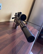 Karabin snajperski srs silverback ASG jak nowy, custom 