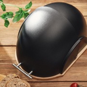 HOMLA czarny Chlebak pojemnik na chleb