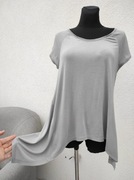 Szara bluzka damska z wiskozy 40 L Marks & Spencer