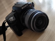Aparat cyfrowy lustrzanka Sony Alpha DSLR-A390 + obiektyw