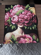 Własnoręcznie malowany obraz po numerach