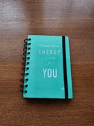 Zielony notesik z gumką