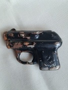 Zabawka  pistolet  korkowiec  PRL .