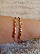 Dwie nowe eleganckie bransoletki regulowane. 