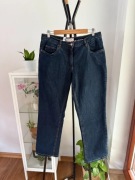 Męskie granatowe jeansy 42 John Baner