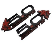 Znaczki emblematy mustang GT coyote 5.0 czarno czerwone