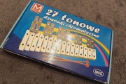 27 tonowe dzwonki chromatyczne. Cymbałki szkolne