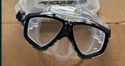 Maska do nurkowania okulary Aqua Speed Vision czarna ramka