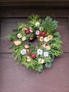 Wianek świąteczny na drzwi, 40 cm, Boże Narodzenie 