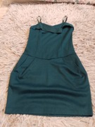 Zielona butelk. obcisła mini sukienka Vero Moda 36