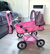 Wózek gondola z torbą dla lalek