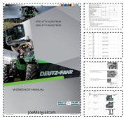 Deutz-Fahr 6150.4 6160.4 TTV Agrotron Workshop Manual Instrukcja serwisowa 