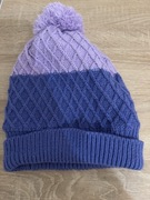 Czapka fioletowa zimowa