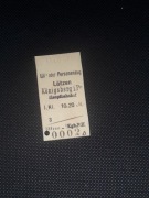 Magnes Bilet Lotzen (Giżycko) - Konigsberg / Berlin / Prostken Saltzwedell
