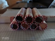 ROLKA BANKOWA 1 CENT LATA 1909-2025 NIESPRAWDZANE 50 SZT MONET