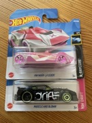 HotWheels - Muscle and Blown + Warp Speeder - 2022 zestaw dwóch TH
