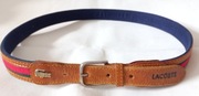 Pasek LACOSTE skórzano-parciany  dł. 100 cm